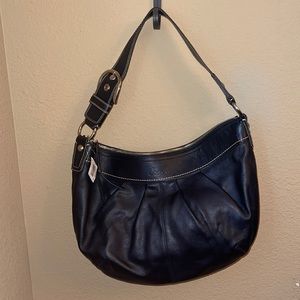 Coach SOHO black leather shoulder bag